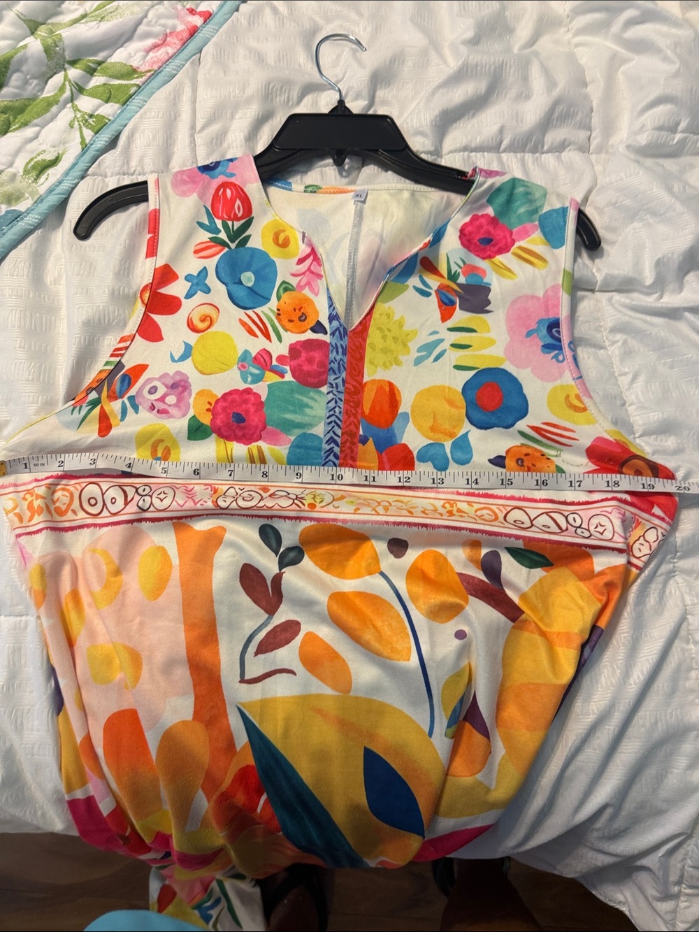 Vibrant Floral Sleeveless Maxi dress - Picture 6 of 8